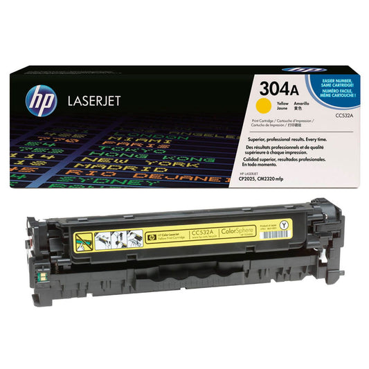 HP 304A () gelb Tonerkartusche | CC532A