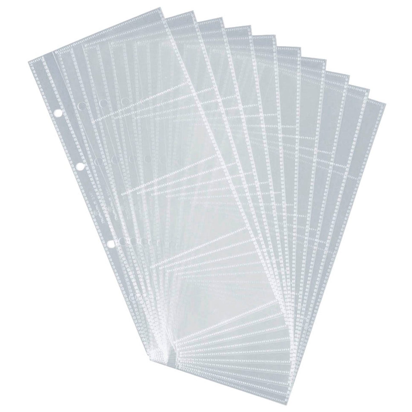 DURABLE Visitenkartenhüllen transparent, für bis zu 8 Visitenkarten | 238719 | 1 Pack = 10 St.