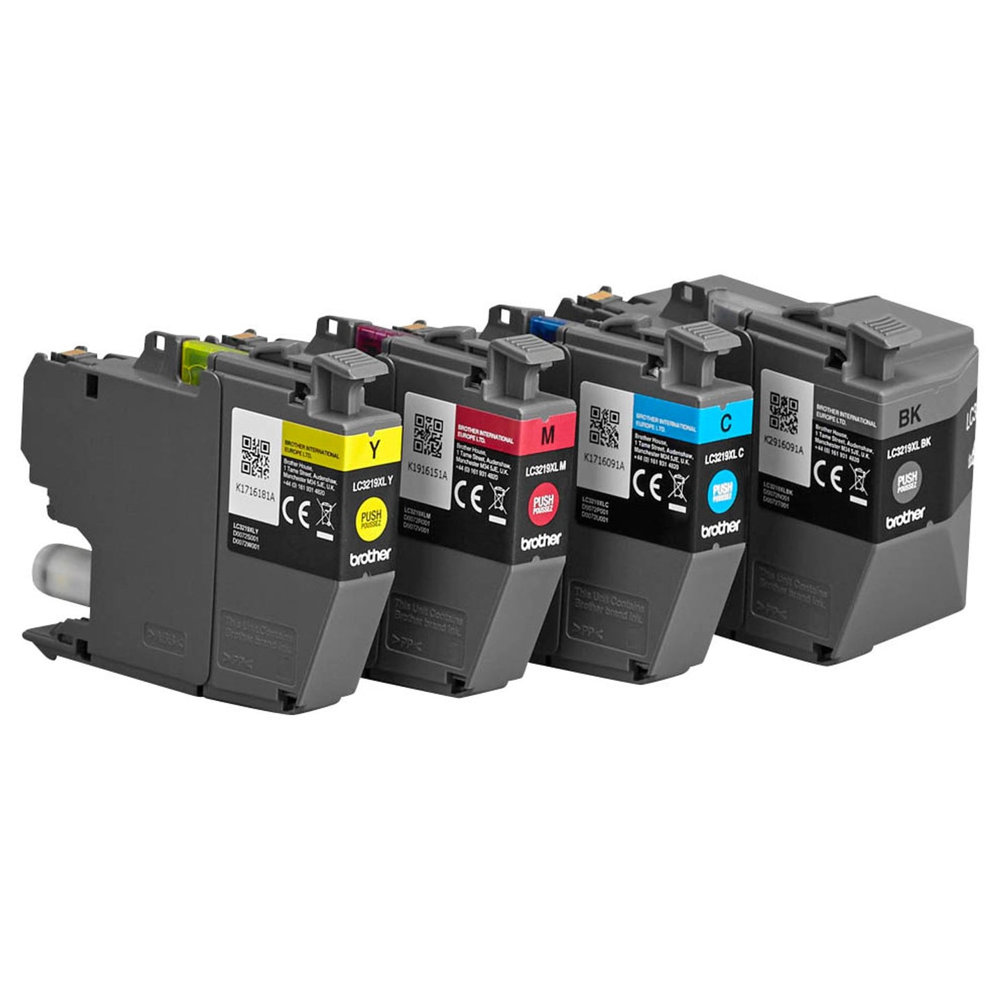 brother LC-3219XLVALDR schwarz, cyan, magenta, gelb Druckerpatronen, 4er-Set | LC3219XLVALDR | 1 Pack = 4 St.