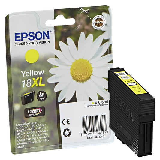 EPSON 18XL / T1814XL gelb Druckerpatrone | C13T18144012