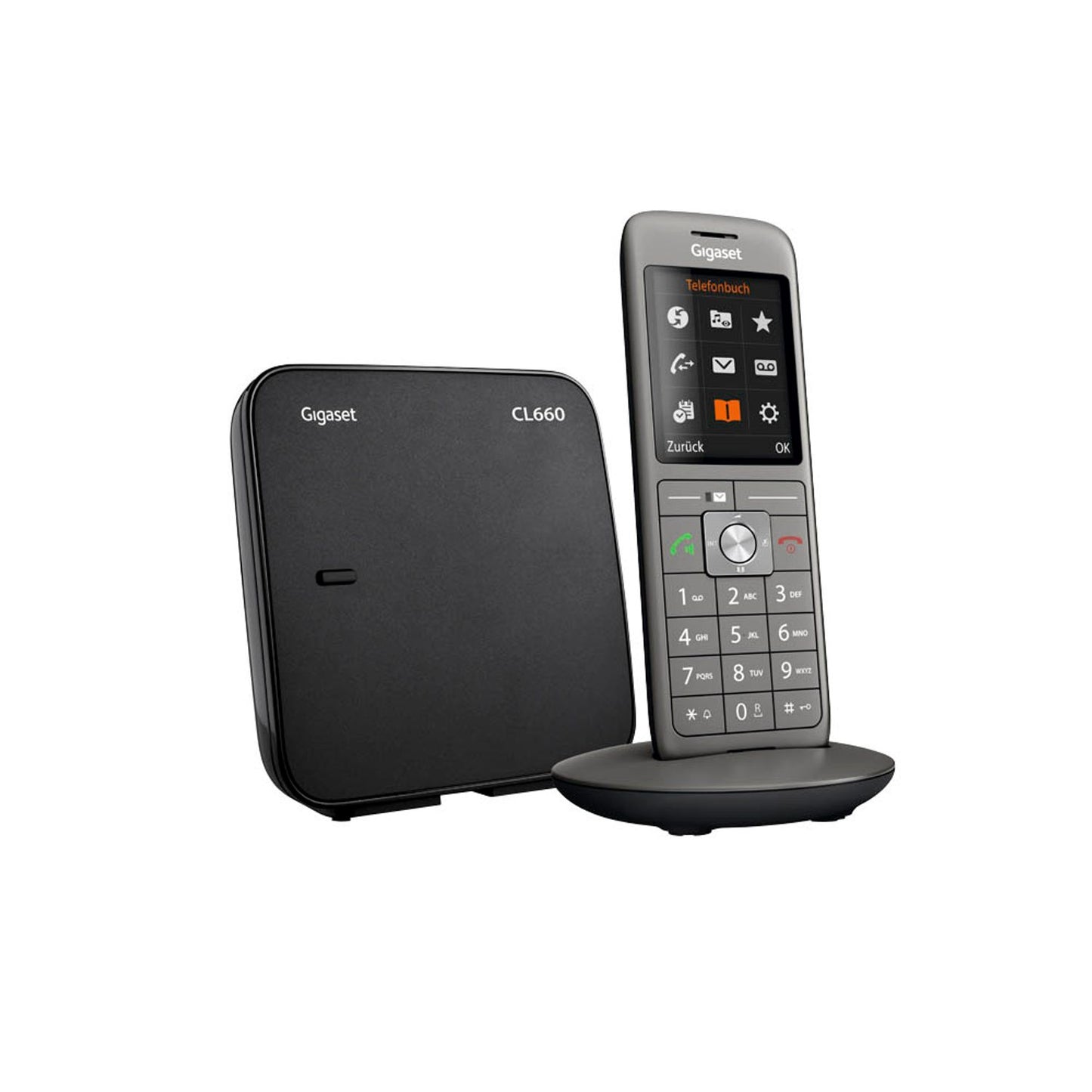 Gigaset CL660 Schnurloses Telefon anthrazit schwarz | S30852-H2804-B101