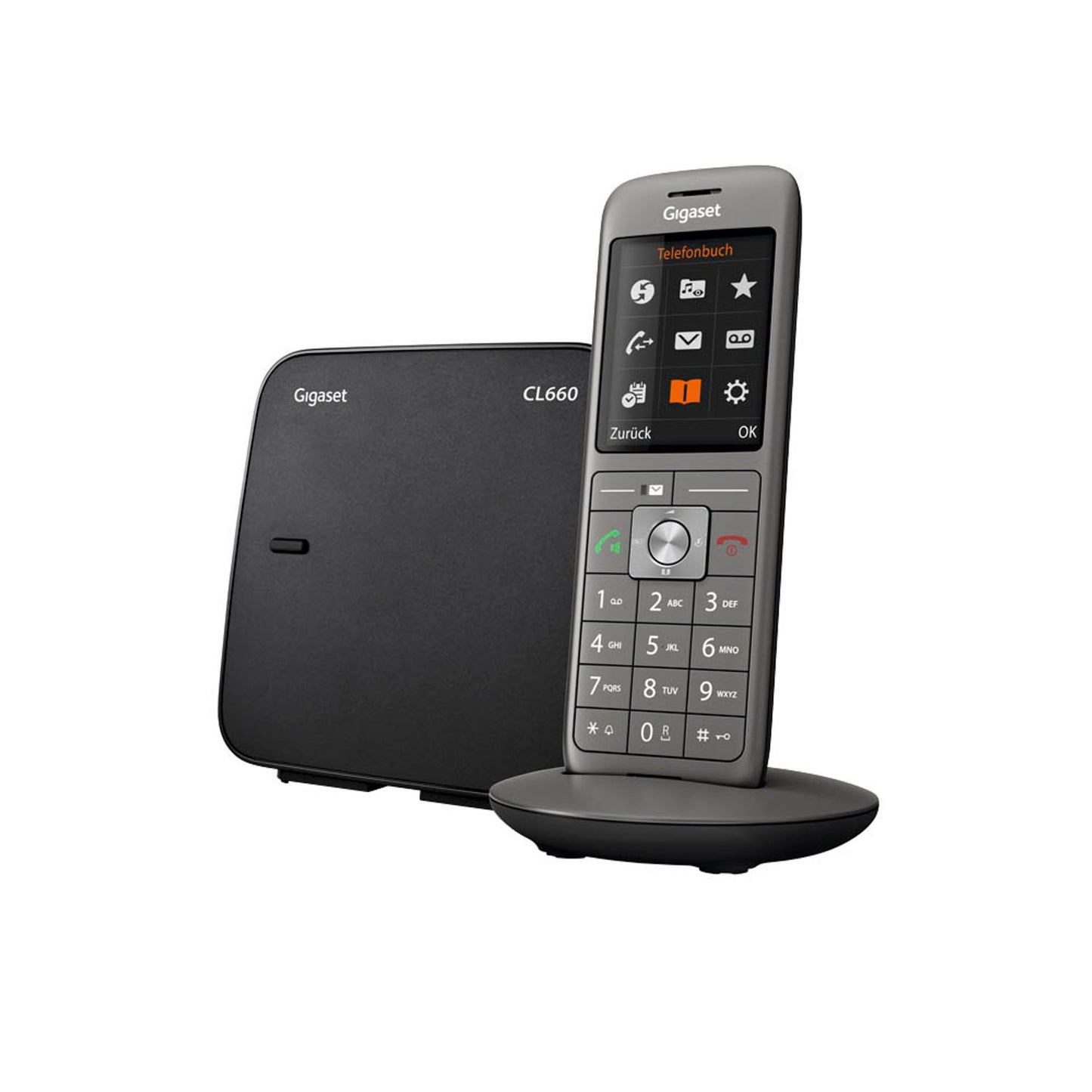 Gigaset CL660 Schnurloses Telefon anthrazit schwarz | S30852-H2804-B101