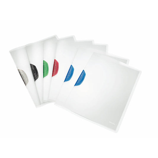 LEITZ Klemmhefter ColorClip 4175 transparent | 41750099 | 1 Pack = 6 St.