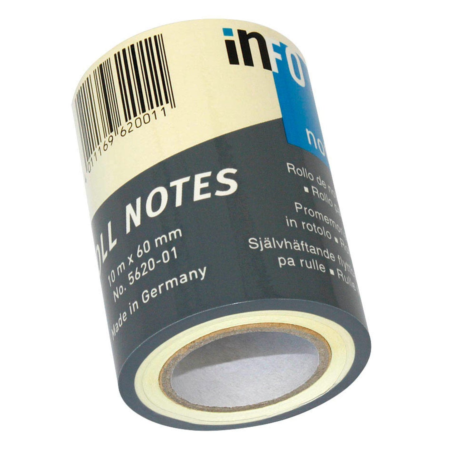 inFO Ersatzrolle Haftnotizen-Rolle gelb | 5620-01