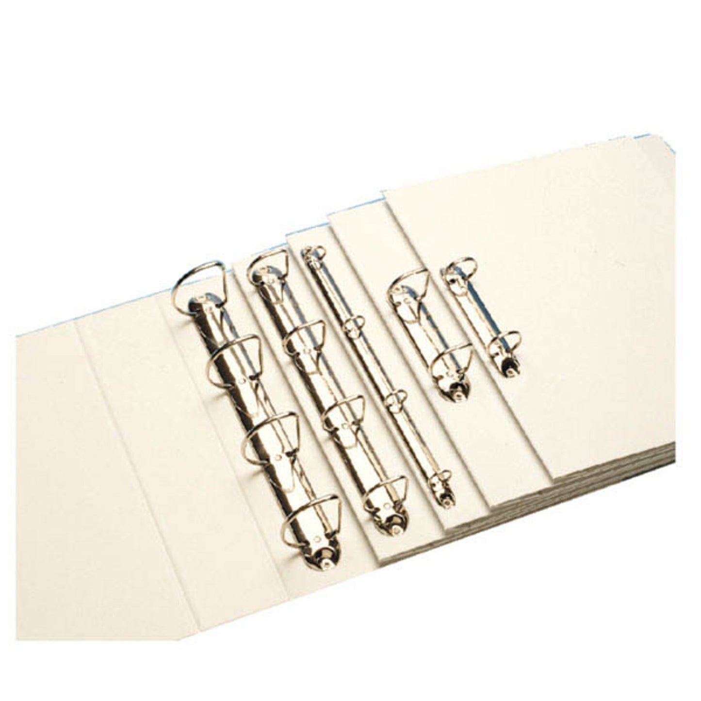 LEITZ Präsentationsringbücher 2-Ringe weiß 2,9 cm DIN A4 | 42770001 | 1 Pack = 6 St.