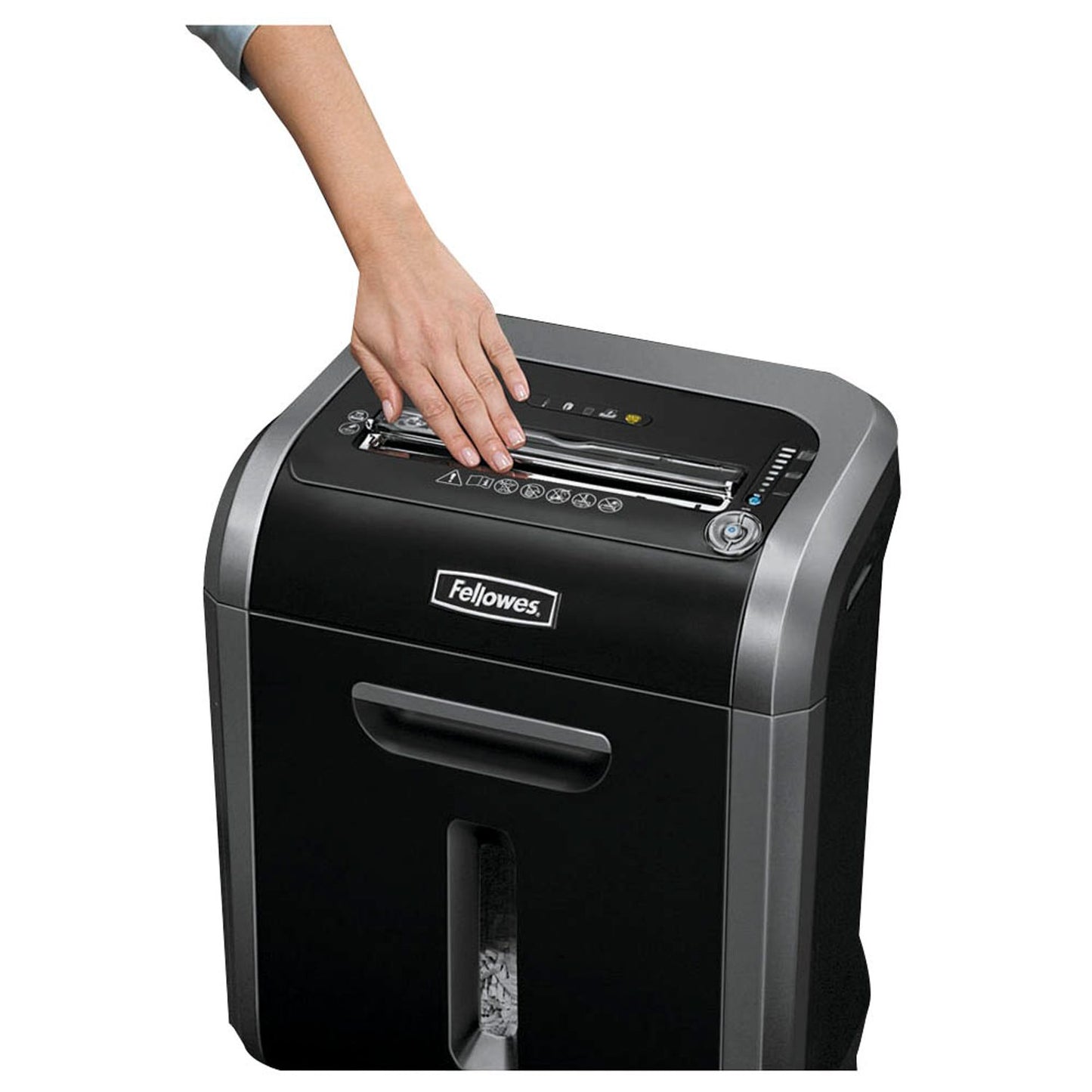 Fellowes Powershred 79Ci Aktenvernichter mit Partikelschnitt P-4, 4 x 38 mm, bis , schwarz | 4679001