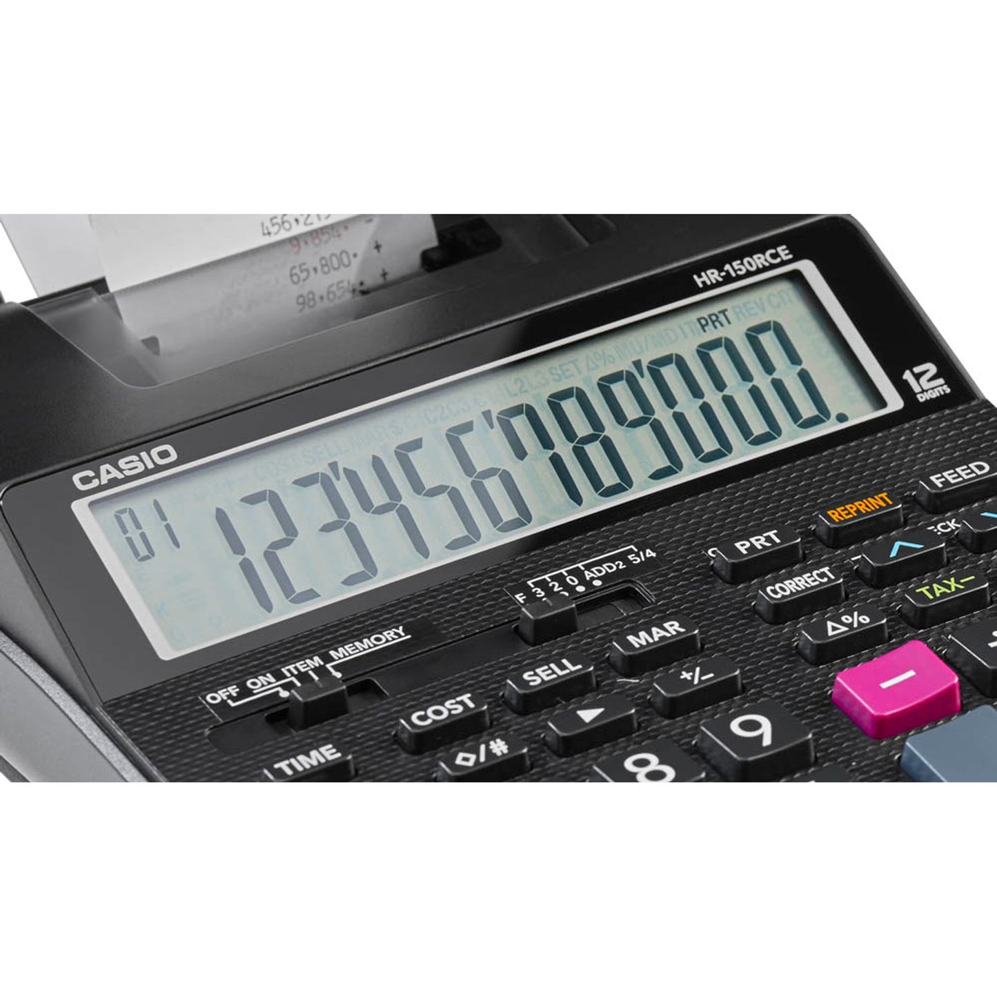 CASIO Tischrechner druckend schwarz | HR-150RCE