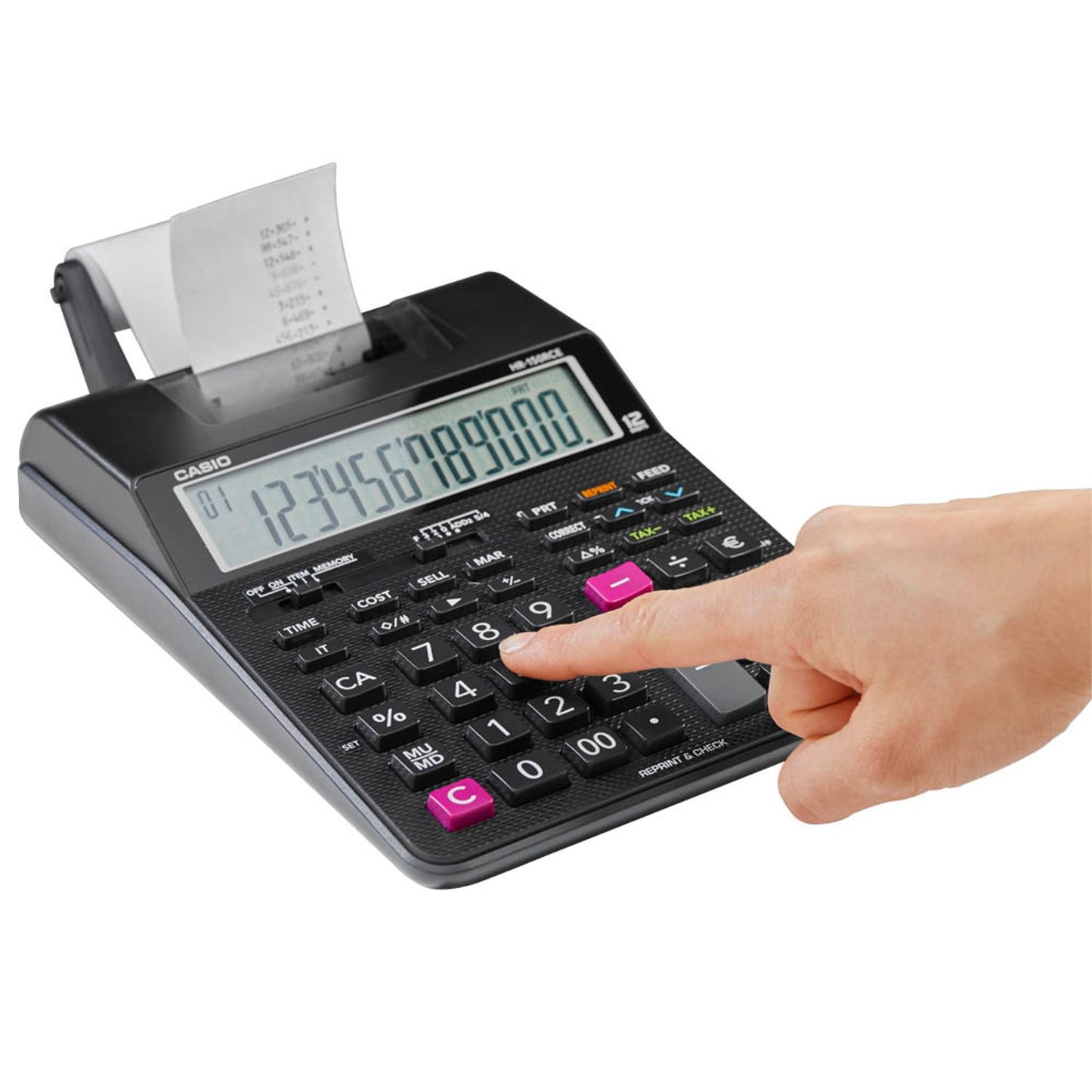 CASIO Tischrechner druckend schwarz | HR-150RCE