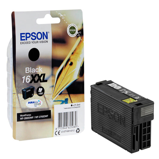 EPSON 16XXL / T1681XXL schwarz Druckerpatrone | C13T16814012