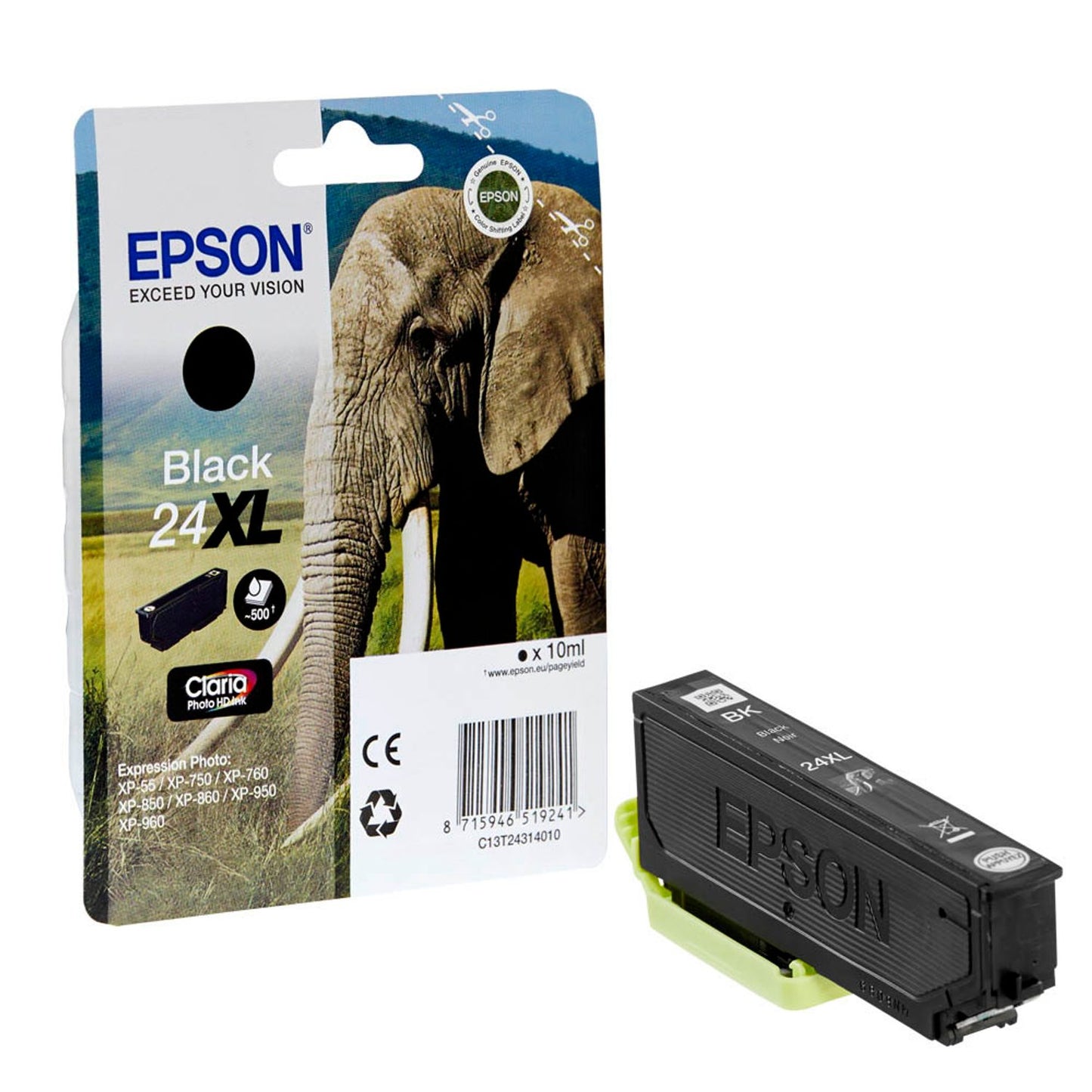EPSON 24XL / T2431XL schwarz Druckerpatrone | C13T24314012