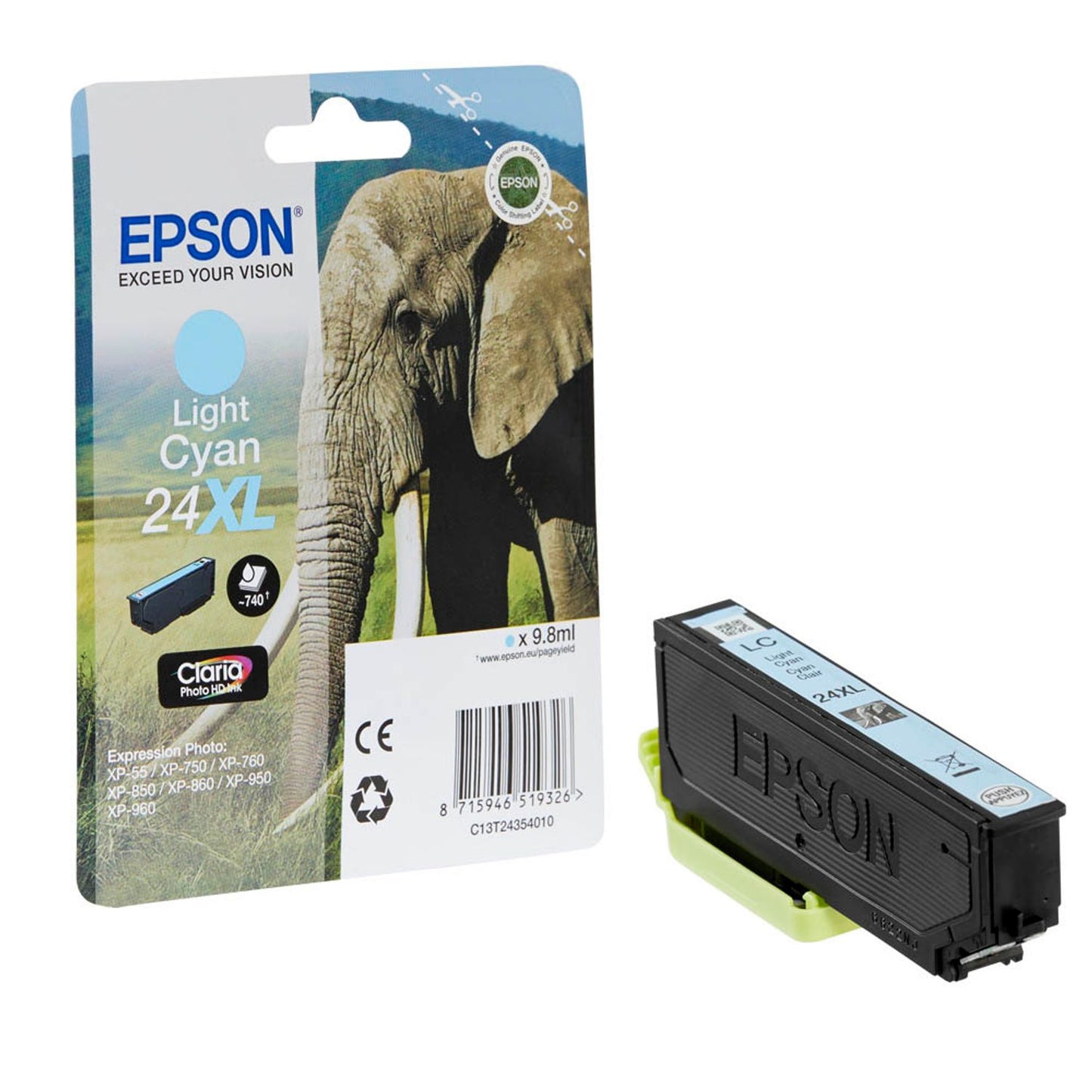 EPSON 24XL / T2435XL light cyan Druckerpatrone | C13T24354012