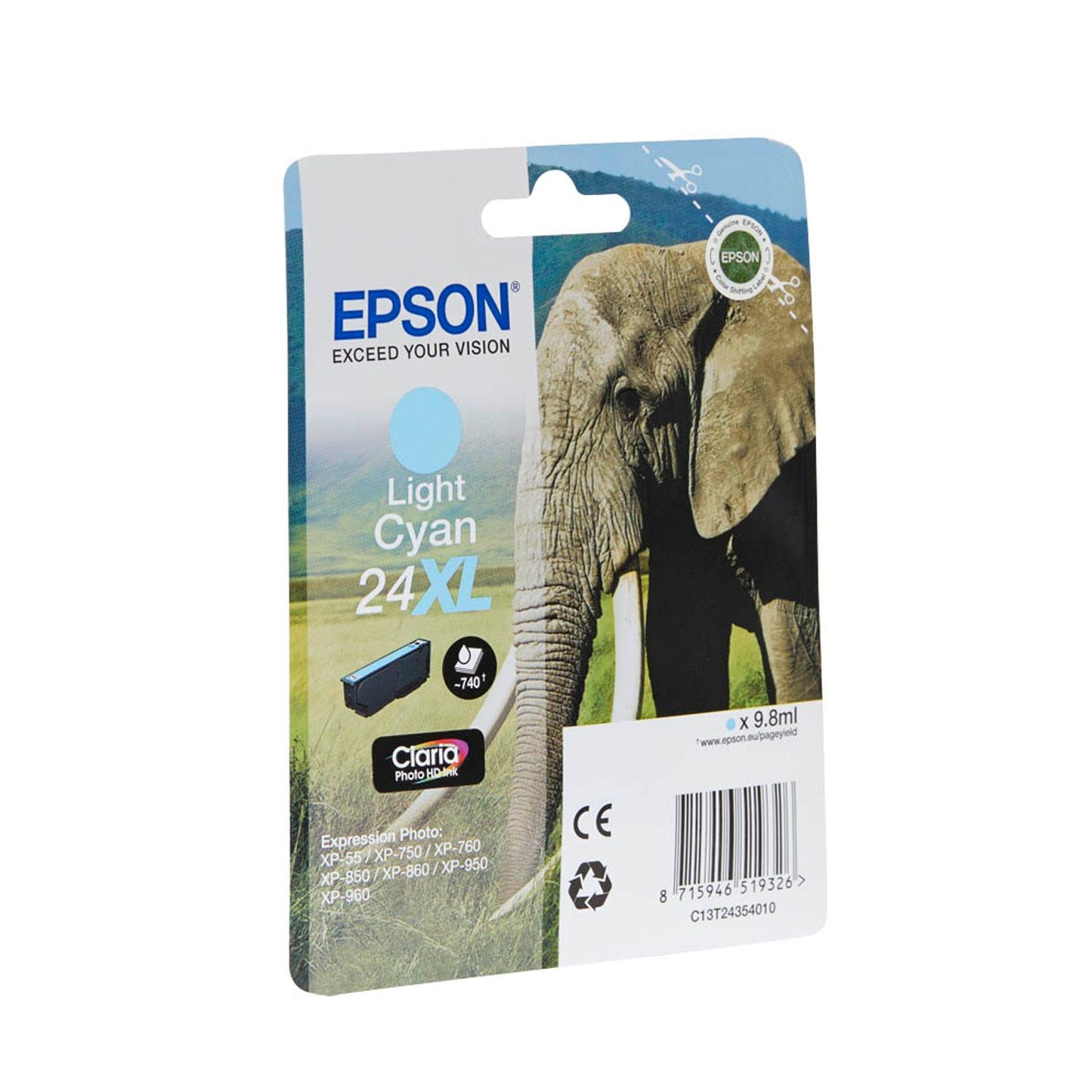 EPSON 24XL / T2435XL light cyan Druckerpatrone | C13T24354012