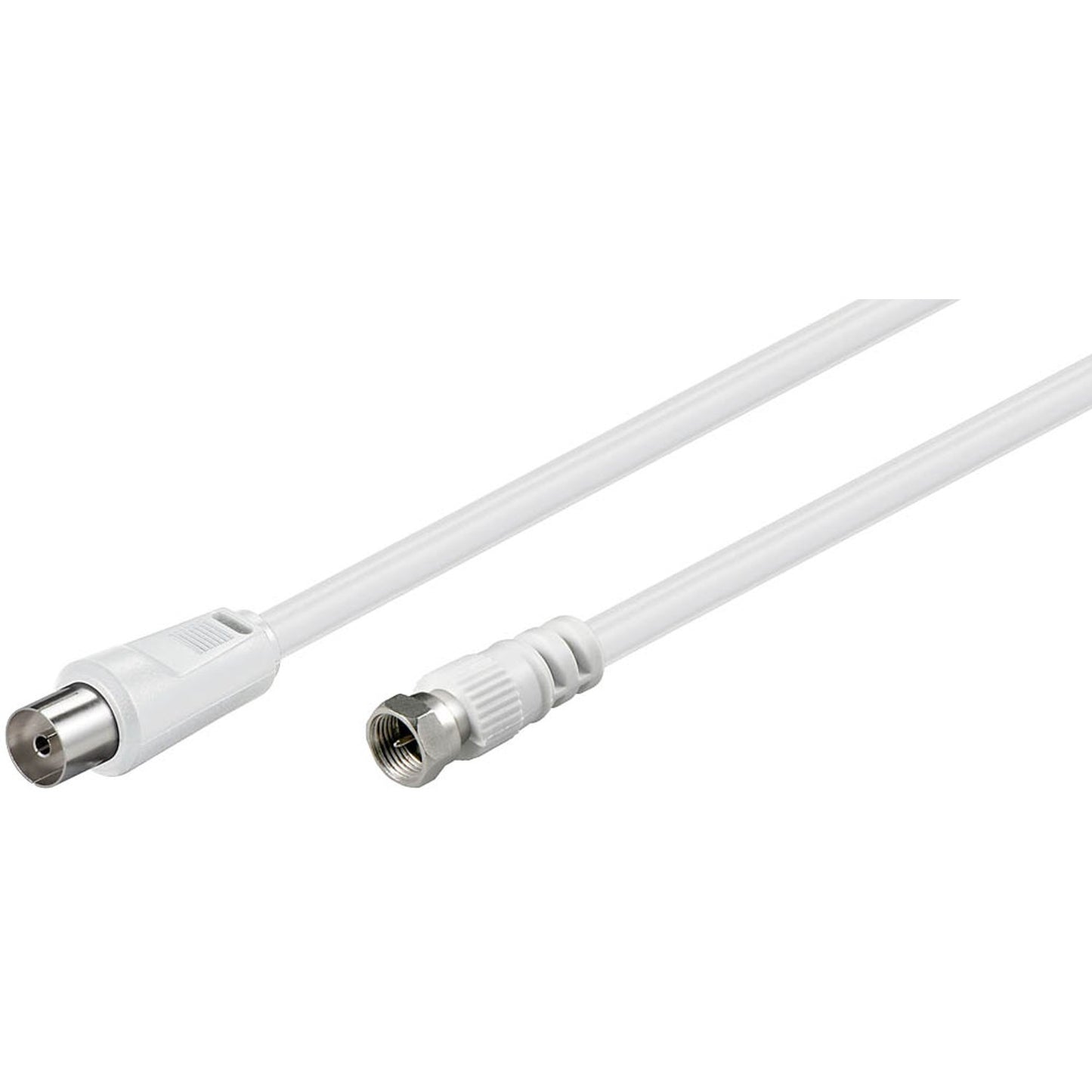 goobay F/Koax SAT-Kabel 1,5 m weiß | 11829
