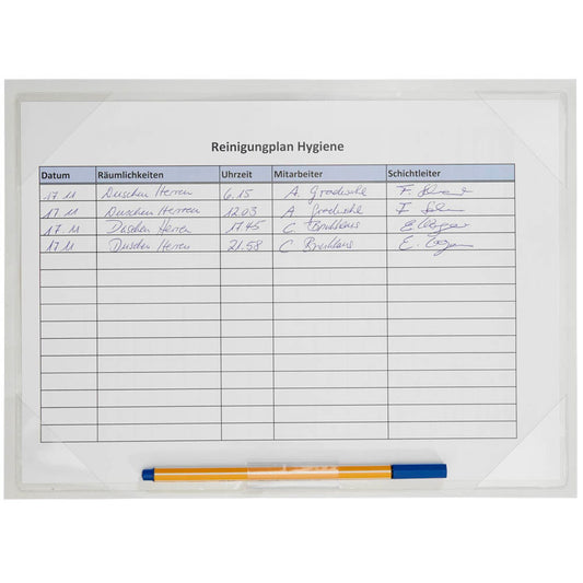 tarifold Dokumentenhüllen selbstklebend Kang easy write transparent A4 | 194700 | 1 Pack = 2 St.