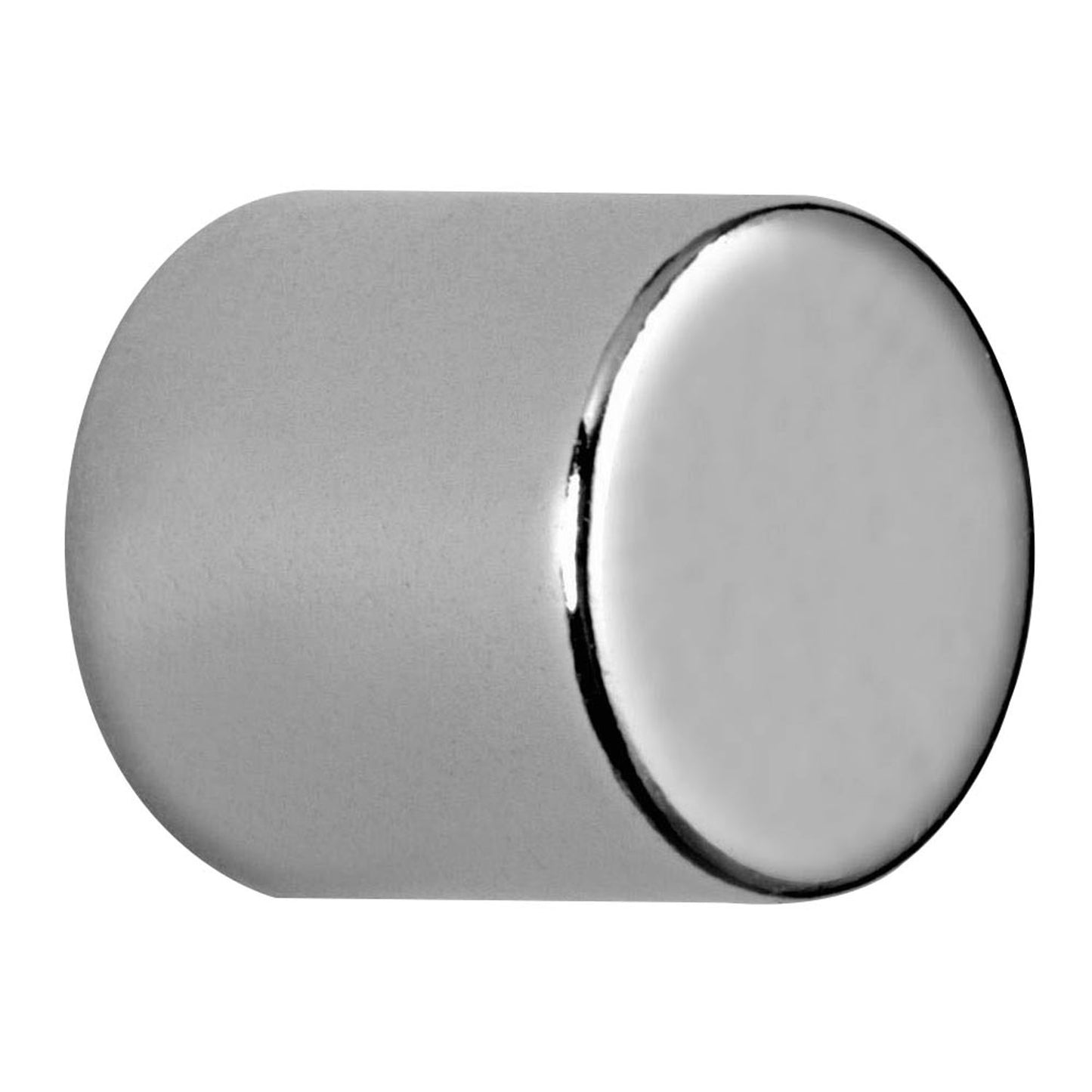 MAUL Magnete silber, Metall Ø 1,0 x 1,0 cm | 6166896 | 1 Pack = 4 St.
