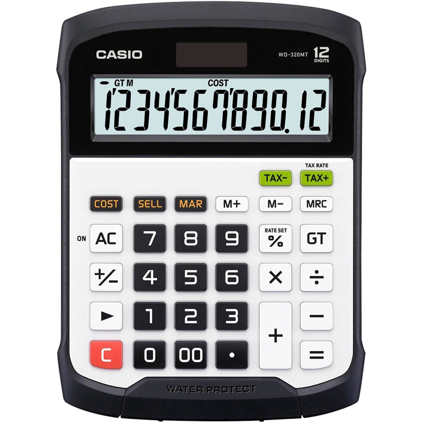 CASIO Tischrechner schwarz/weiß | WD-320MT