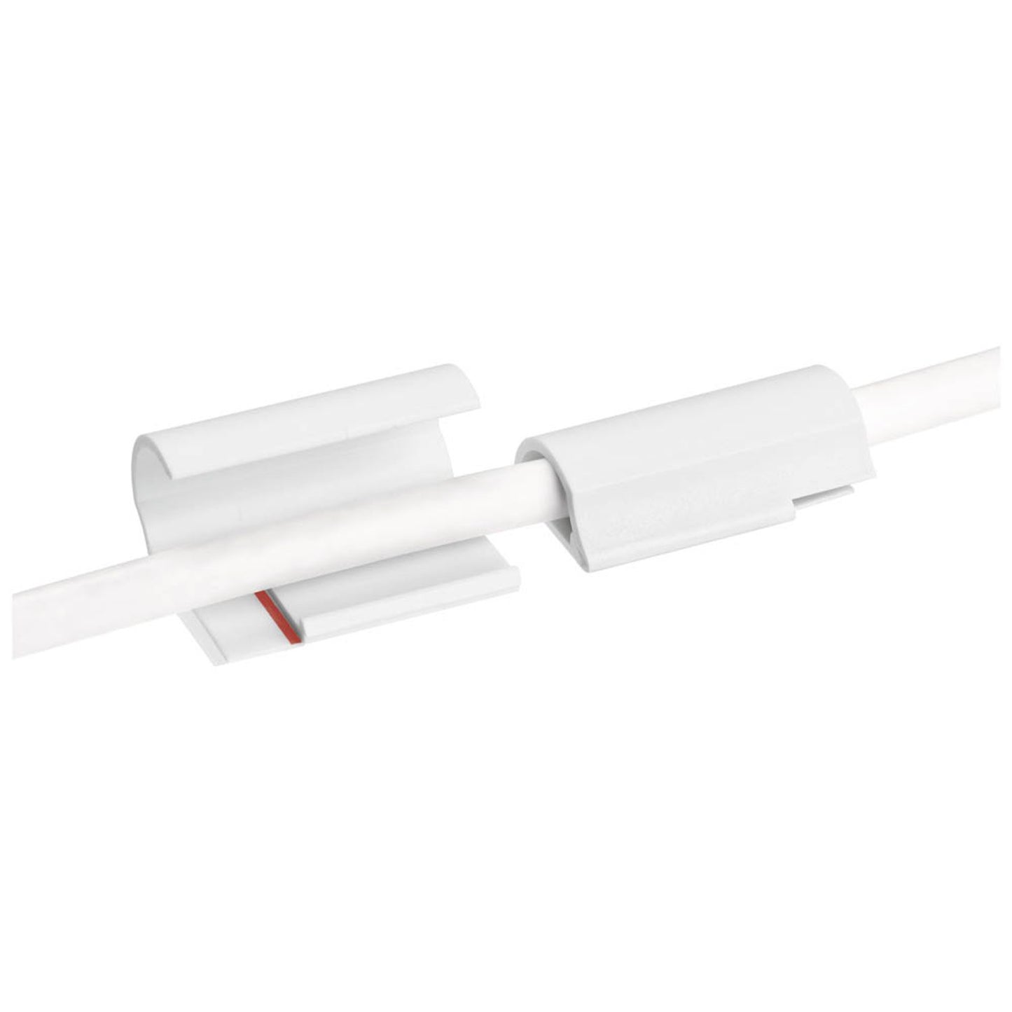 tesa Kabelclips Powerstrips Kabel-Clip weiß | 58035-00016-20 | 1 Pack = 5 St.