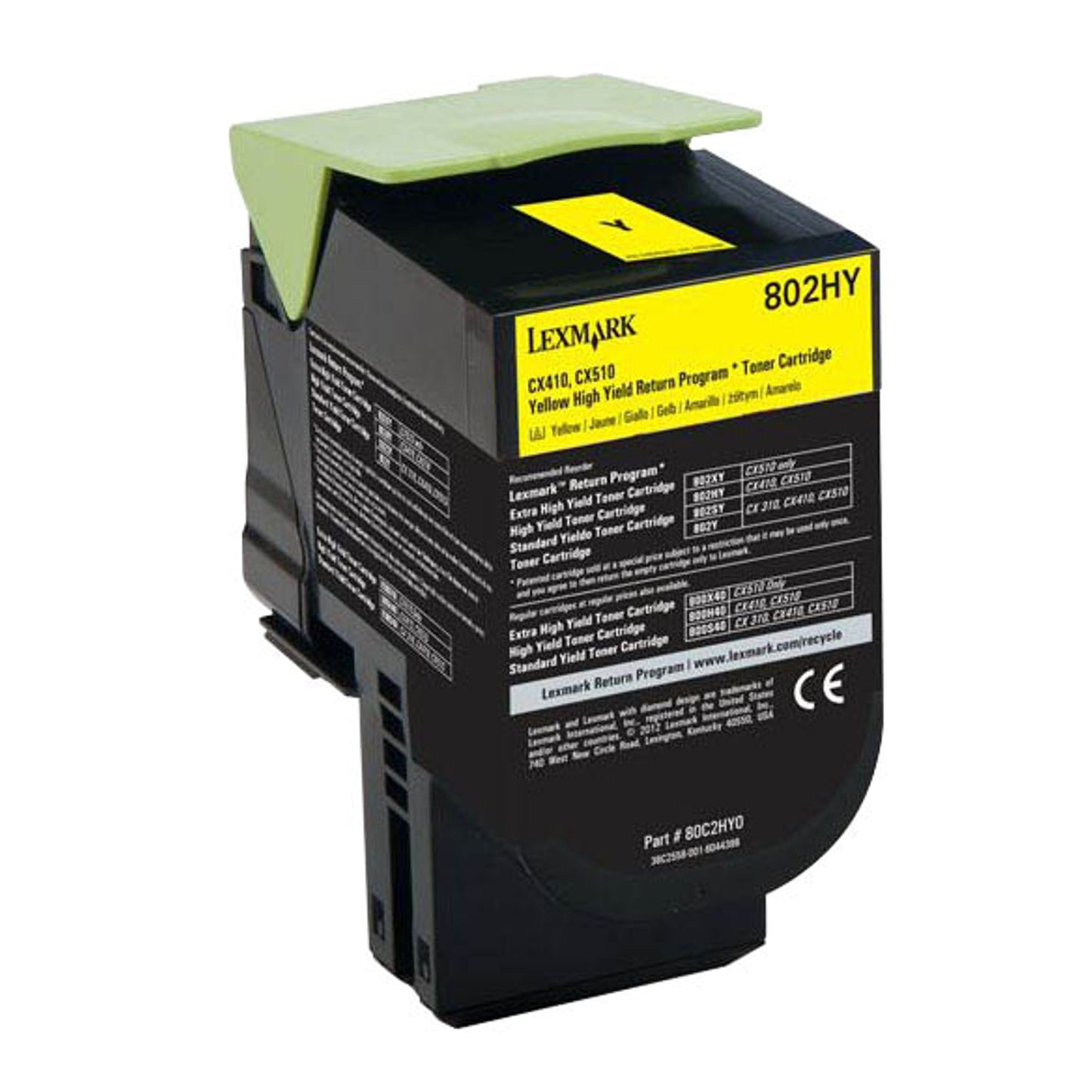 Lexmark gelb Toner | 80C2HY0