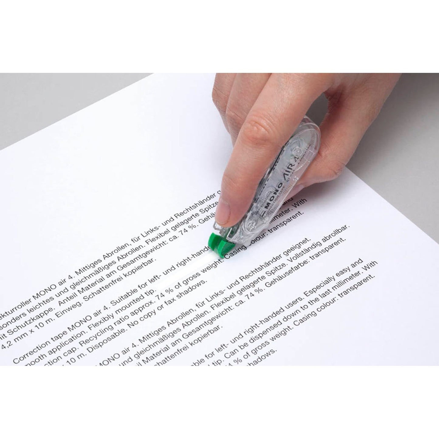 Tombow + 5 GRATIS: 15 Korrekturroller MONO air 4,2 mm + GRATIS | CT-CA4-20 | 1 Aktionspack = 15 St.