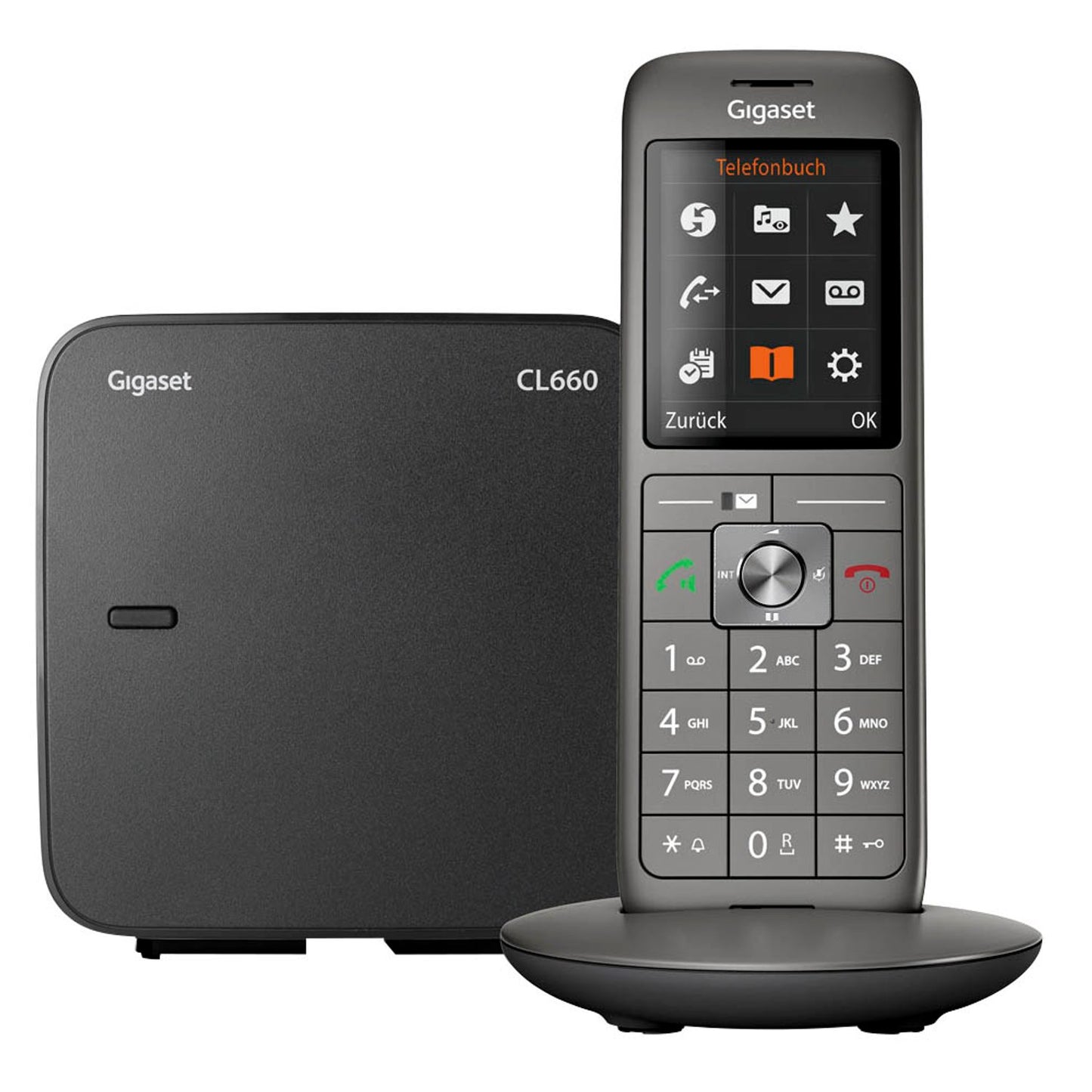 Gigaset CL660 Schnurloses Telefon anthrazit schwarz | S30852-H2804-B101