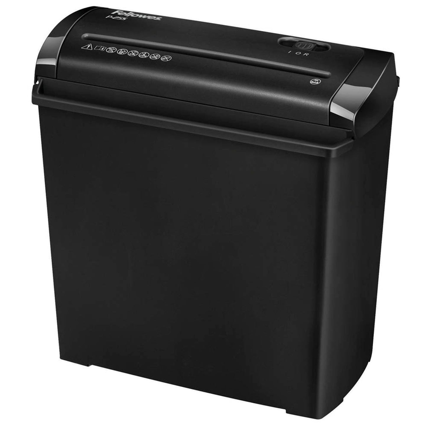 Fellowes Powershred P-25S Aktenvernichter mit Streifenschnitt P-1, 7 mm, bis , schwarz | 4701001
