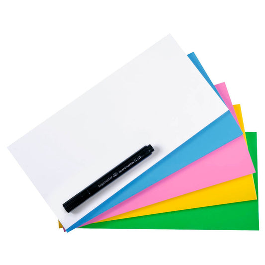 Legamaster Moderationskarten Magic-Chart Notes farbsortiert 10,0 x 20,0 cm | 7-159494 | 1 Pack = 250 St.