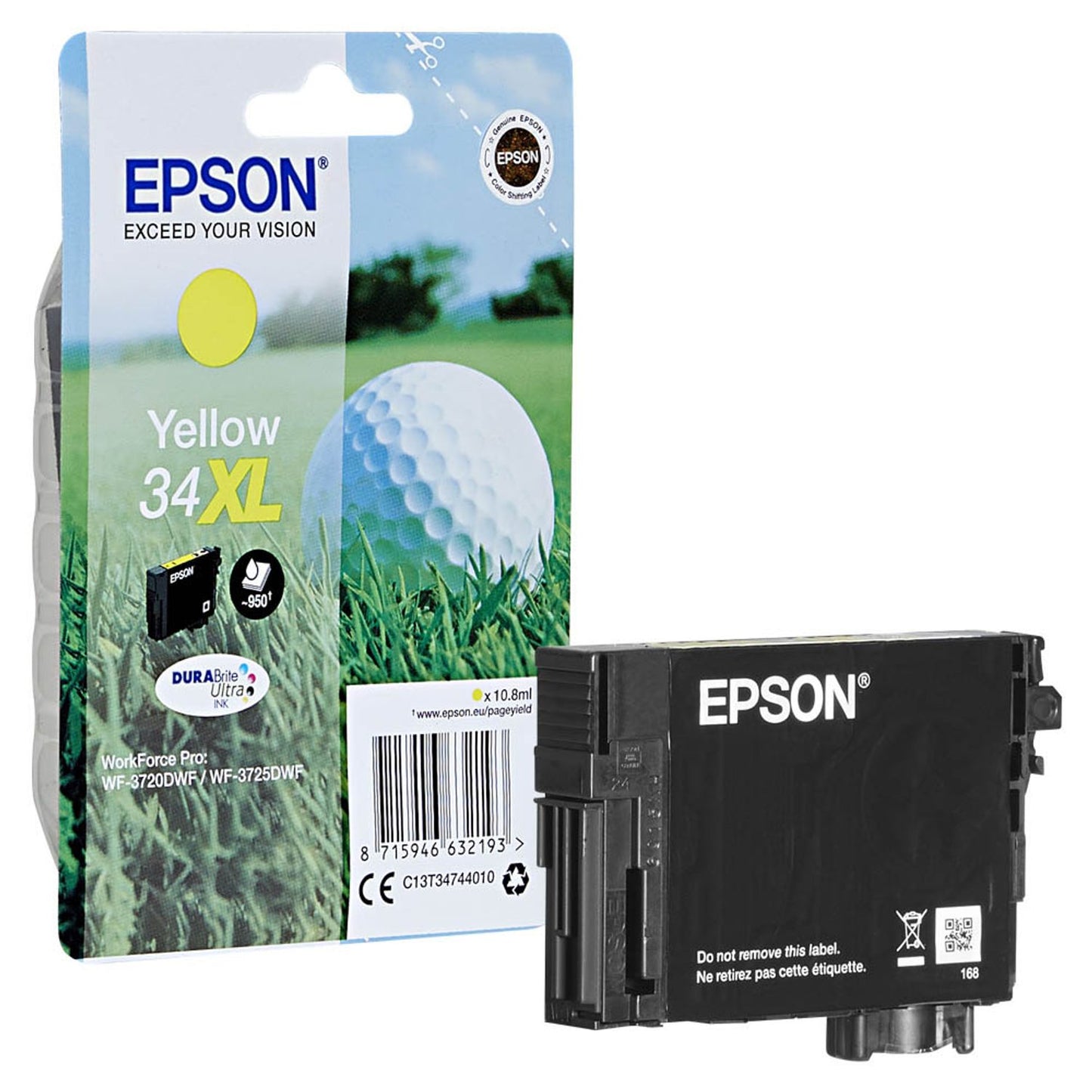 EPSON 34XL / T3474XL gelb Druckerpatrone | C13T34744010