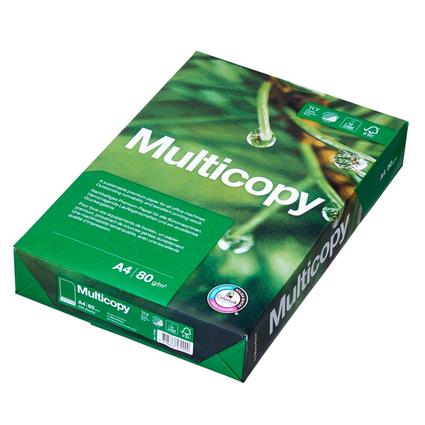 Multicopy Kopierpapier ORIGINAL DIN A4 80 g/qm | 88127521 | 1 Pack = 500 Blatt