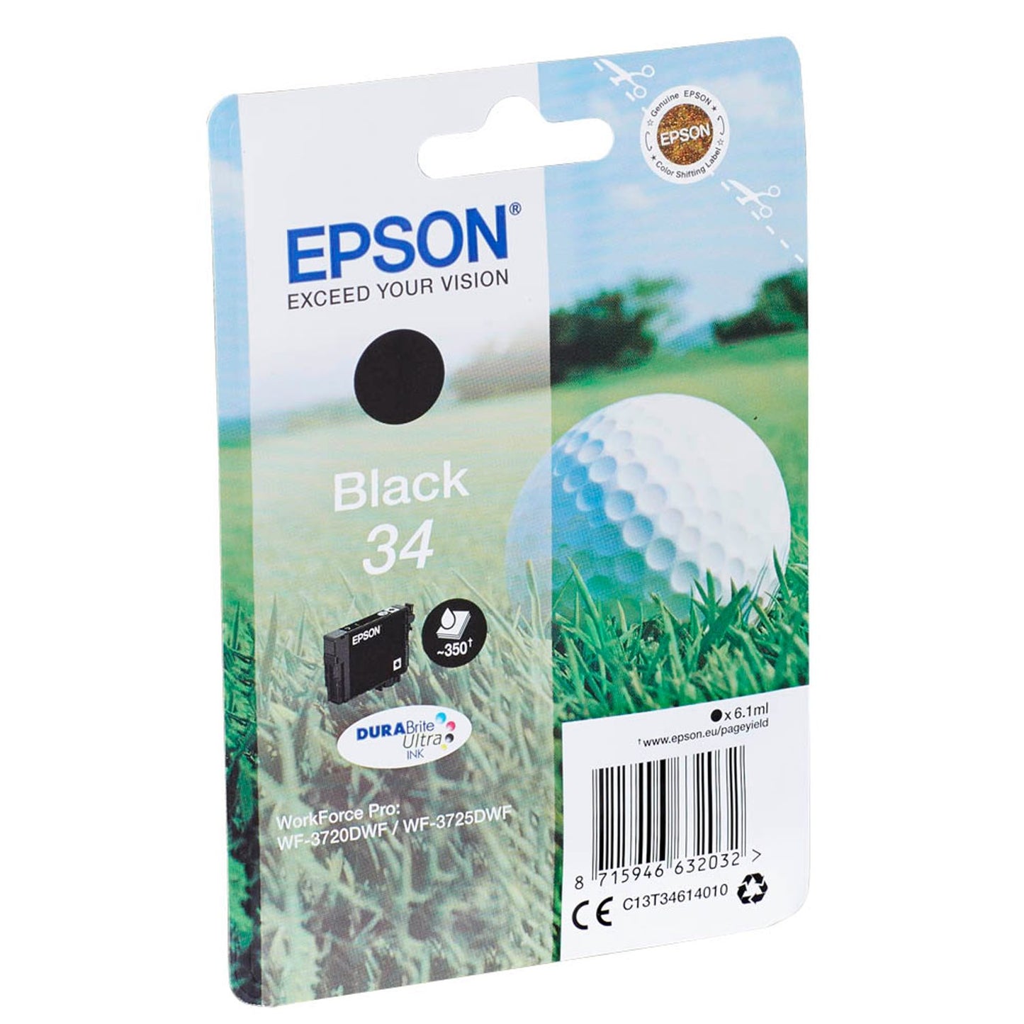 EPSON 34 / T3461 schwarz Druckerpatrone | C13T34614010