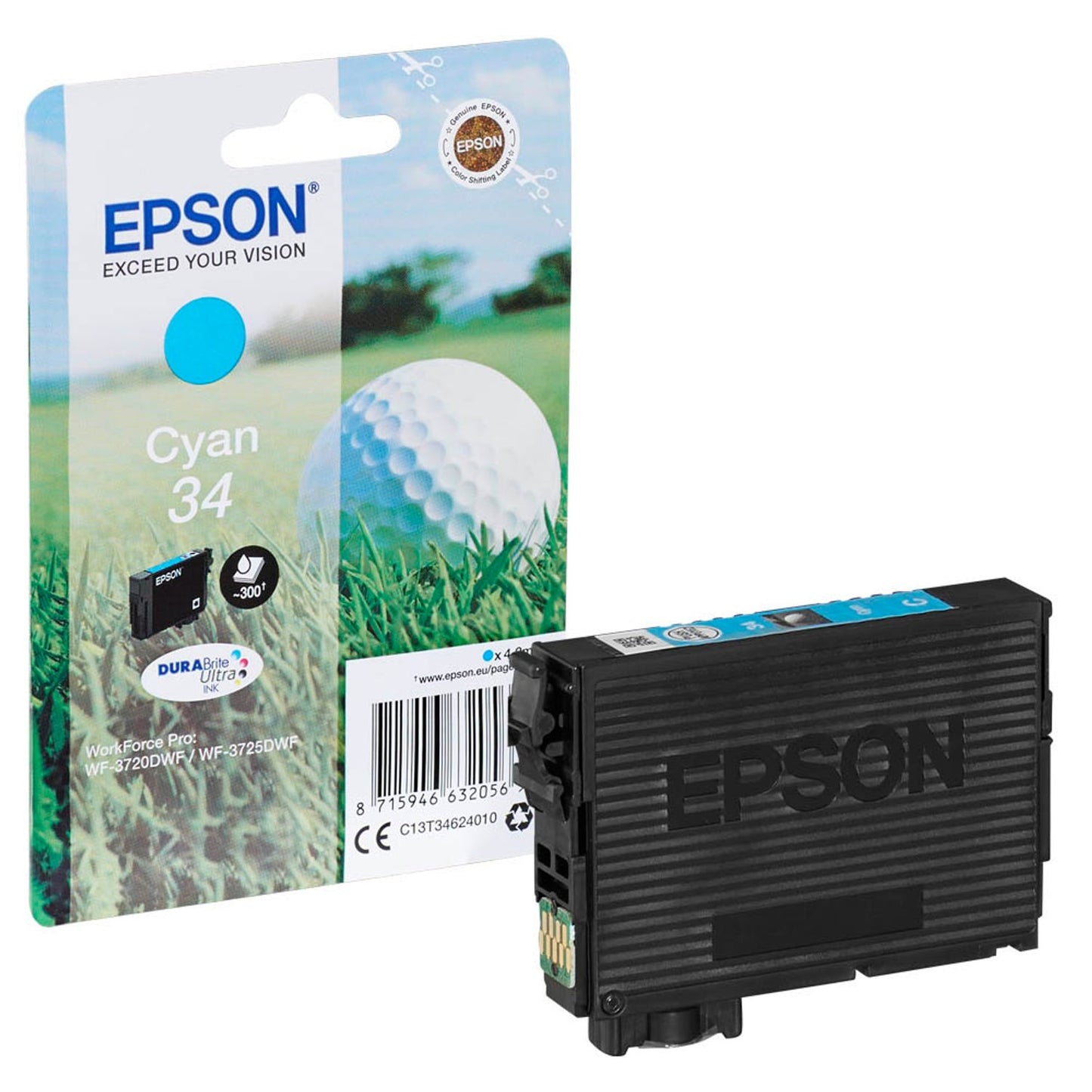 EPSON 34 / T3462 cyan Druckerpatrone | C13T34624010