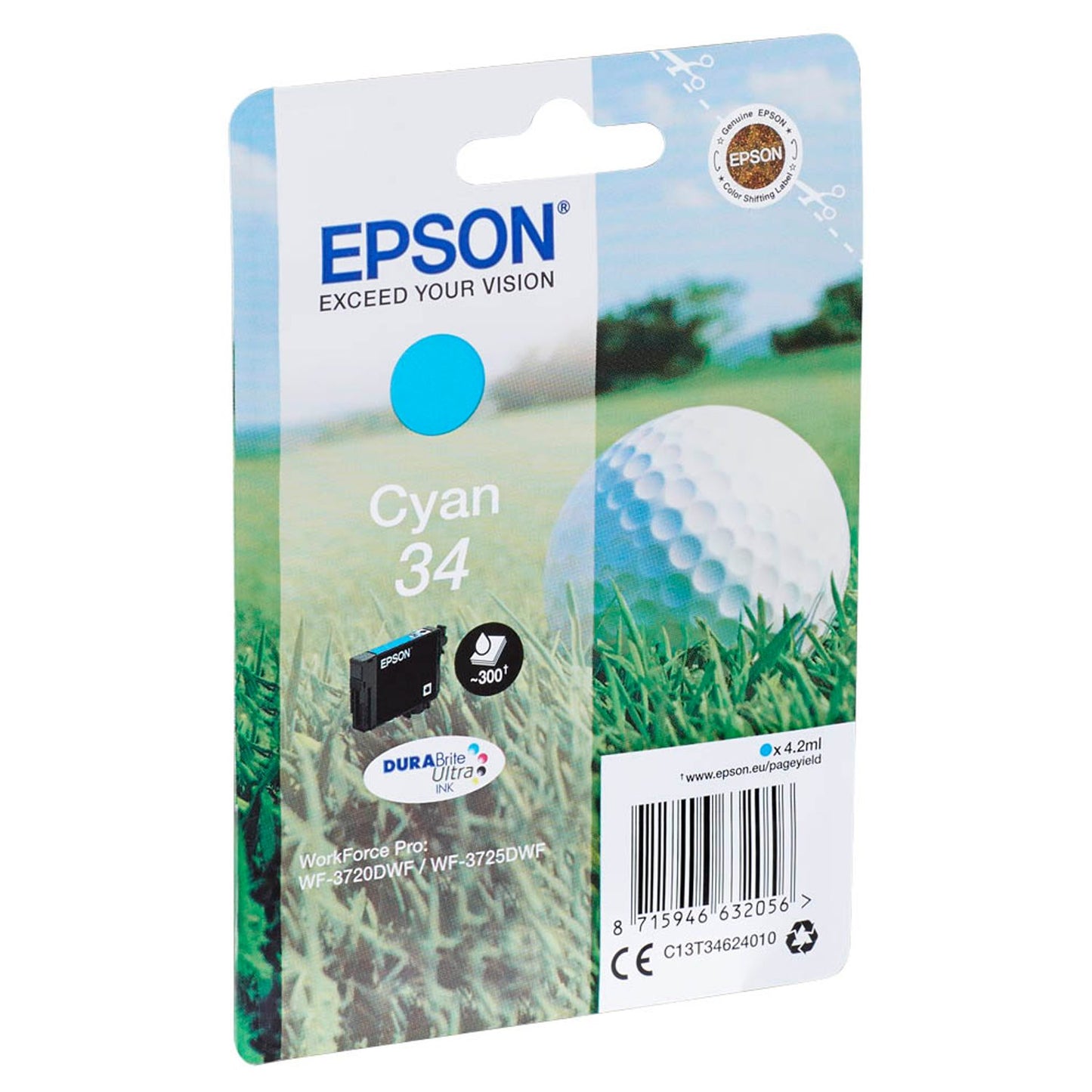 EPSON 34 / T3462 cyan Druckerpatrone | C13T34624010