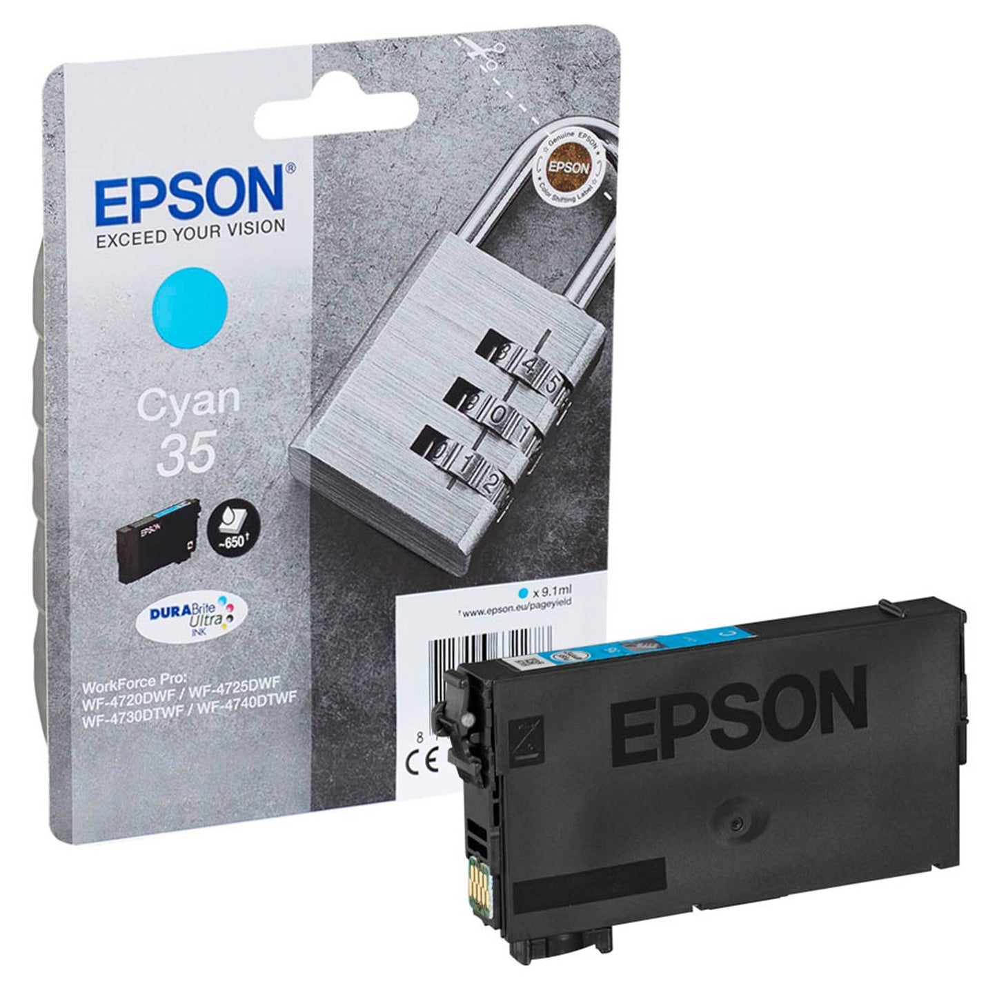 EPSON 35 / T3582 cyan Druckerpatrone | C13T35824010