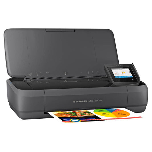 HP OfficeJet 250 Mobile All-in-One 3 in 1 Tintenstrahl-Multifunktionsdrucker schwarz | CZ992A