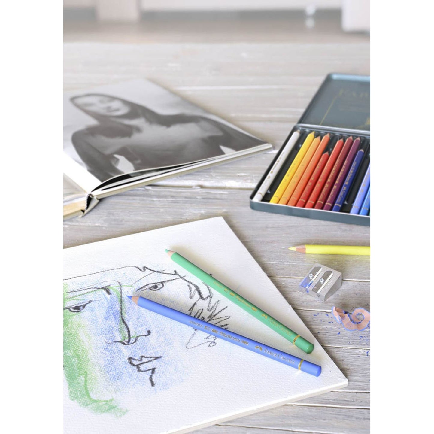FABER-CASTELL POLYCHROMOS Buntstifte farbsortiert | 110024 | 1 Pack = 24 St.