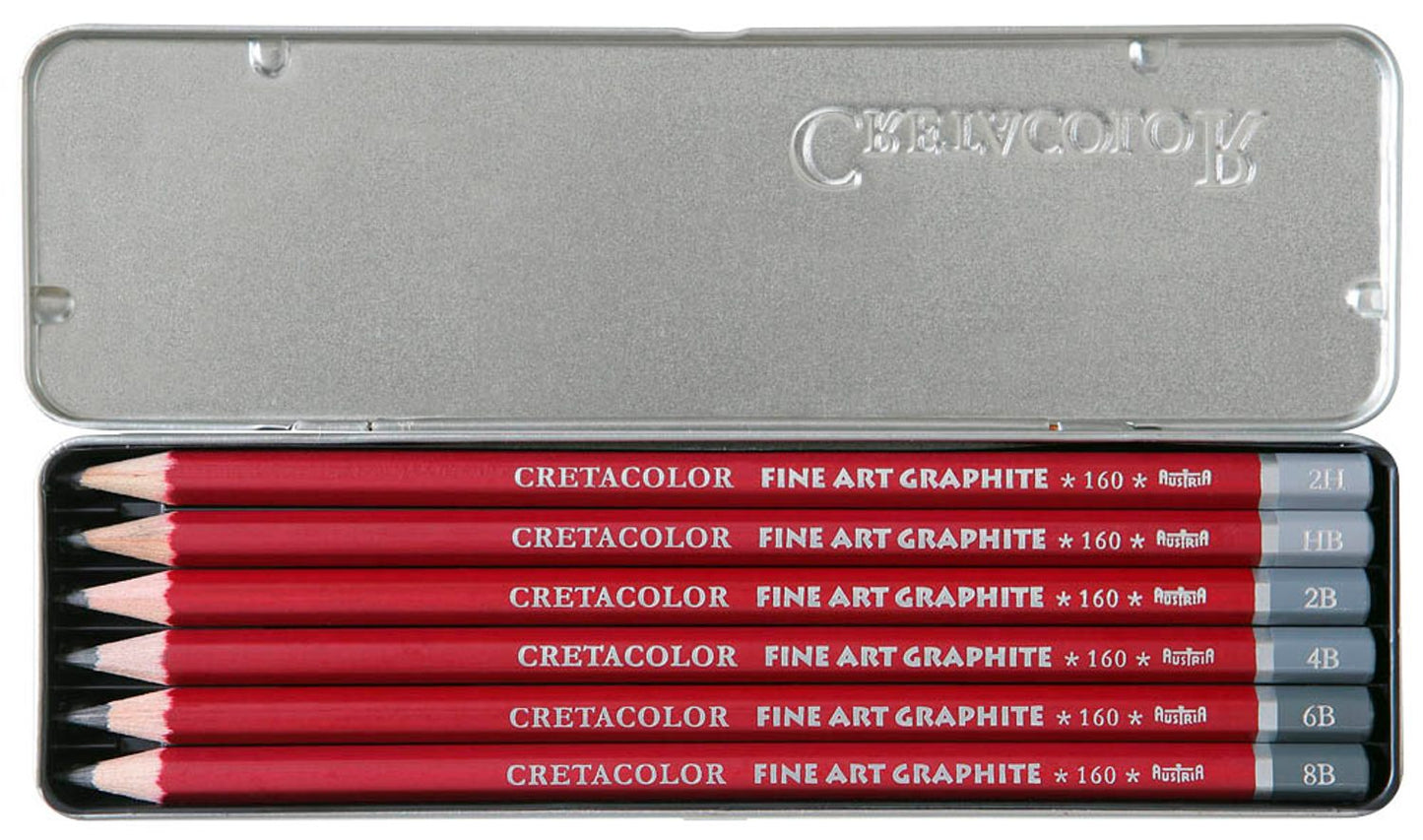 Brevillier's CRETACOLOR CLEOS-Fine Graphitstifte rot, St.