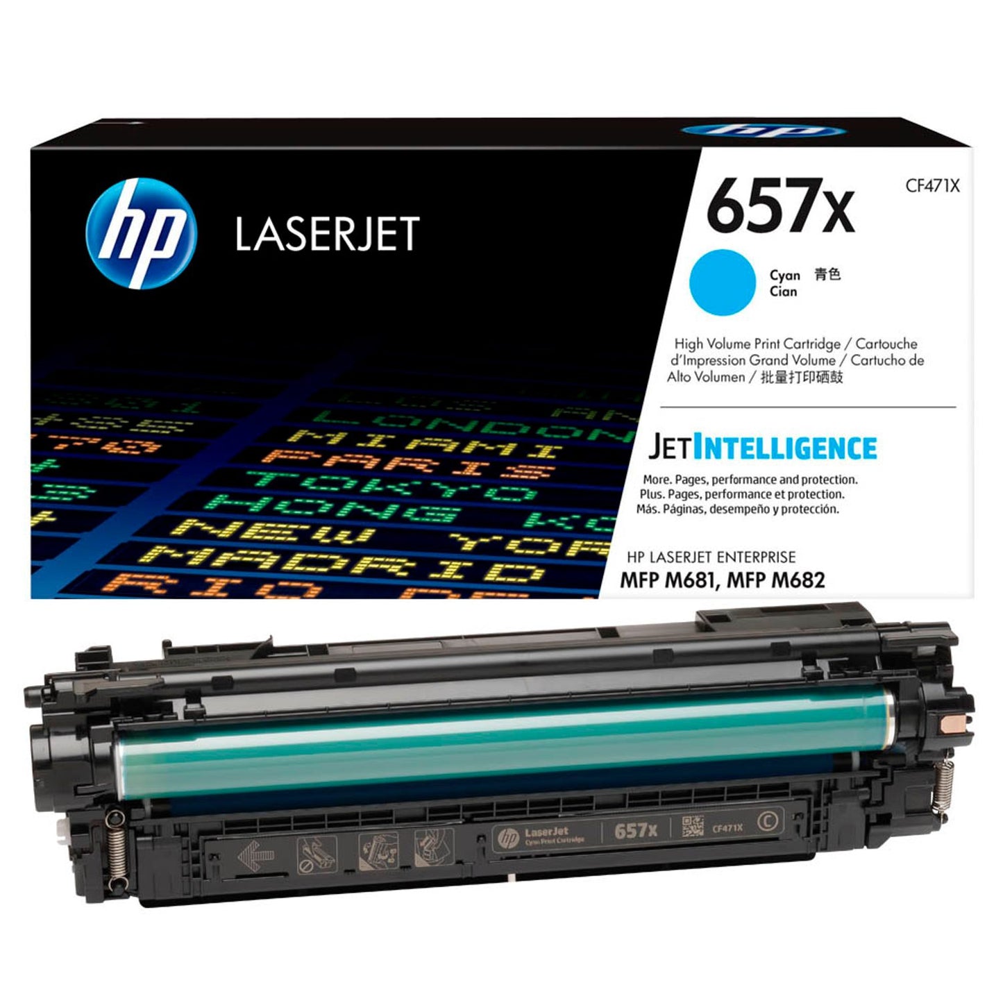 HP 657X () cyan Tonerkartusche | CF471X