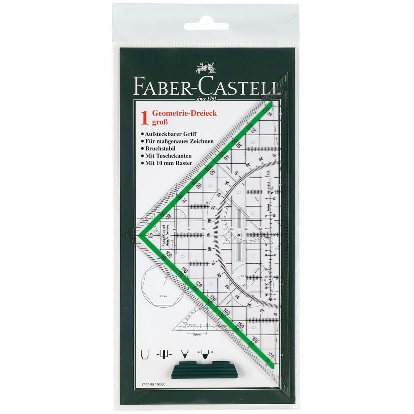 FABER-CASTELL Geometrie-Dreieck 20,0 cm | 177090