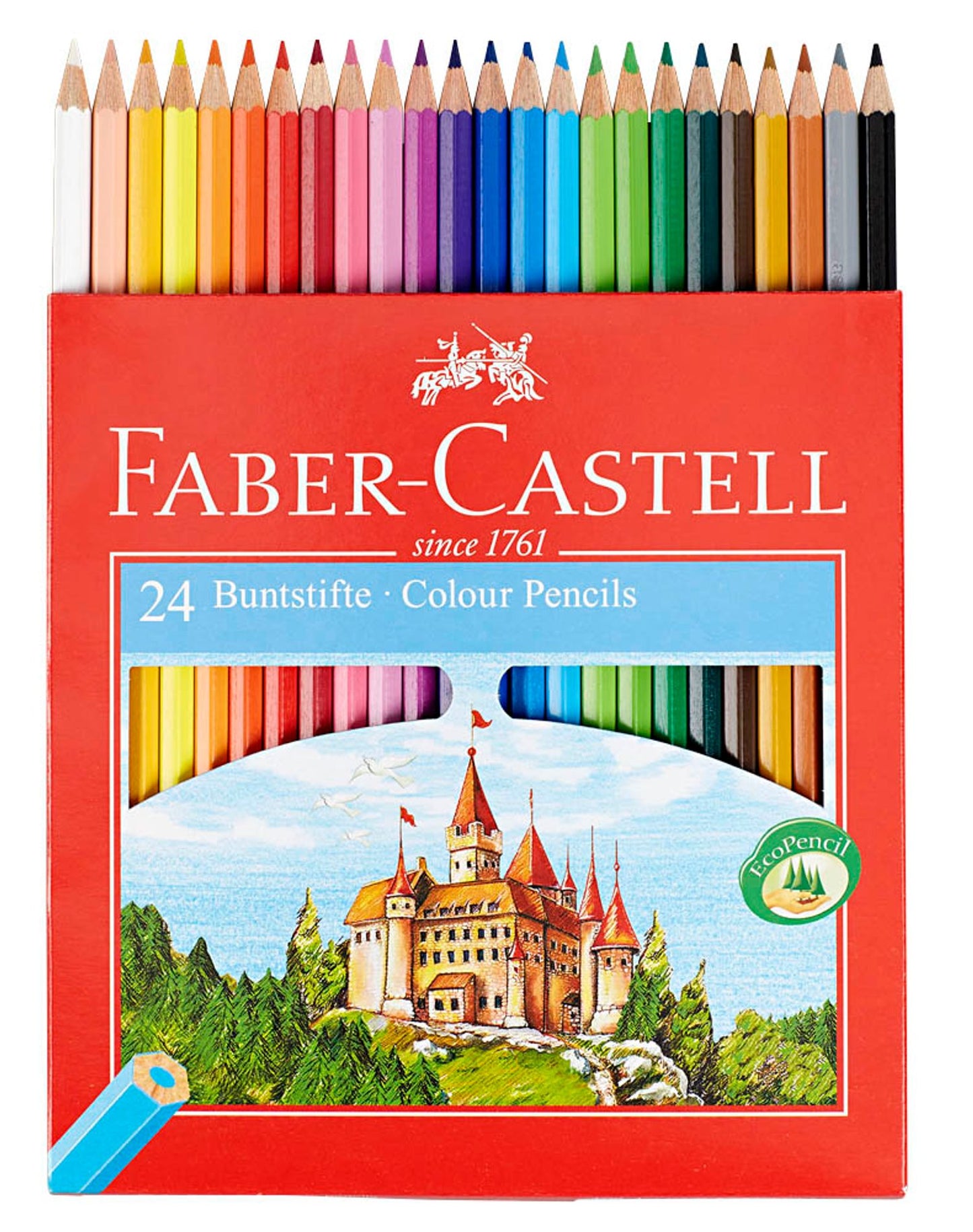 FABER-CASTELL CASTLE Buntstifte farbsortiert