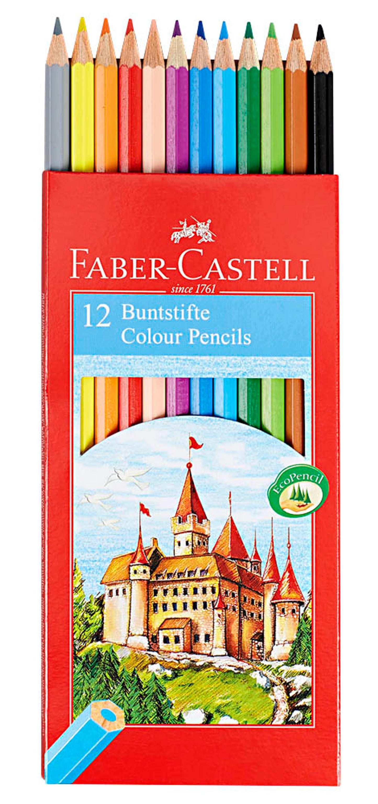 FABER-CASTELL CASTLE Buntstifte farbsortiert