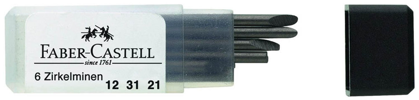 FABER-CASTELL 123121 Zirkelminen H 2,0 mm