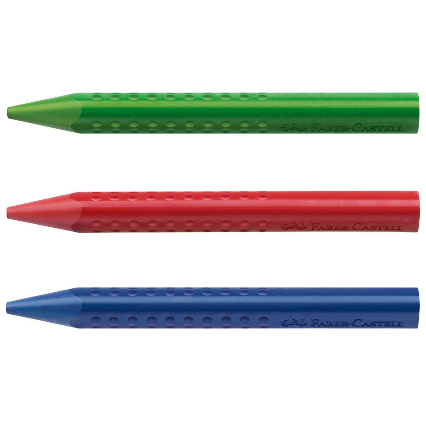 FABER-CASTELL Jumbo Wachsmalstifte farbsortiert | 122540 | 1 Pack = 12 St.