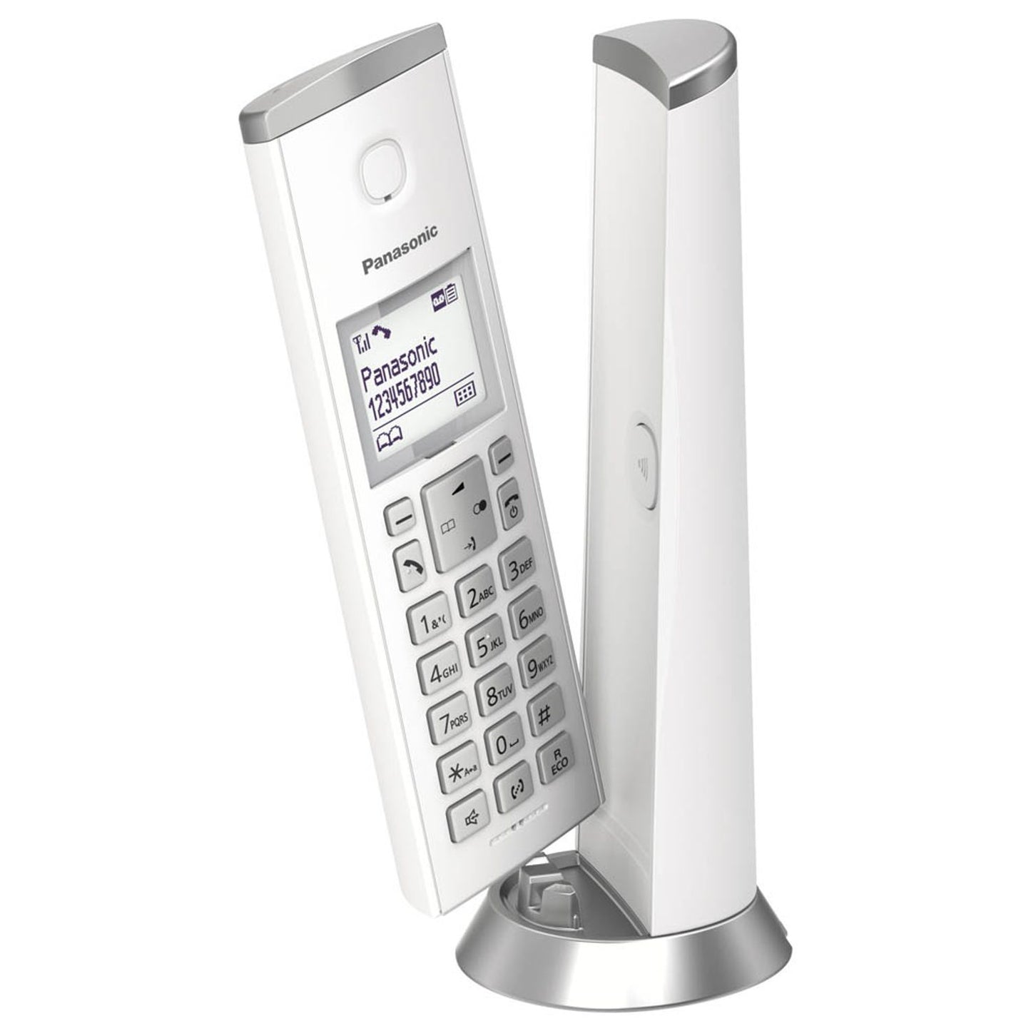 Panasonic Schnurloses Telefon mit Anrufbeantworter weiß | KX-TGK220GW