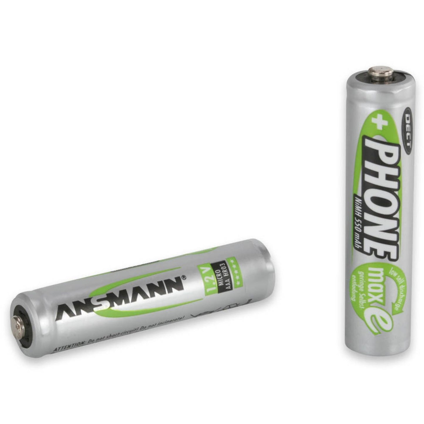ANSMANN Akkus Micro AAA 550 mAh | 5035523 | 1 Pack = 2 St.