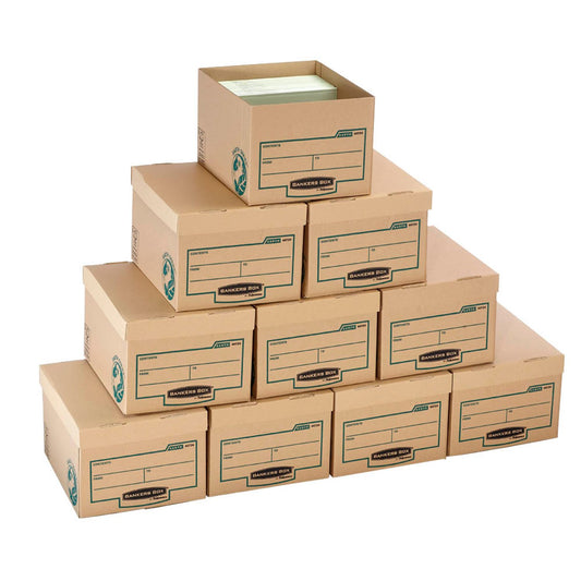 Bankers Box Archivboxen ® Earth Series Budget Box braun 32,6 x 39,6 x 25,7 cm | 4472401 | 1 Pack = 10 St.