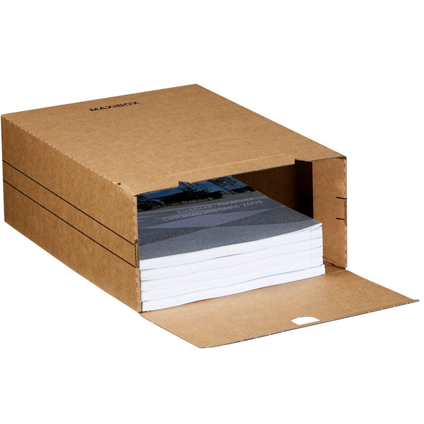Top-Print Archivboxen braun 24,4 x 32,1 x 12,5 cm | 557K10 | 1 Pack = 10 St.