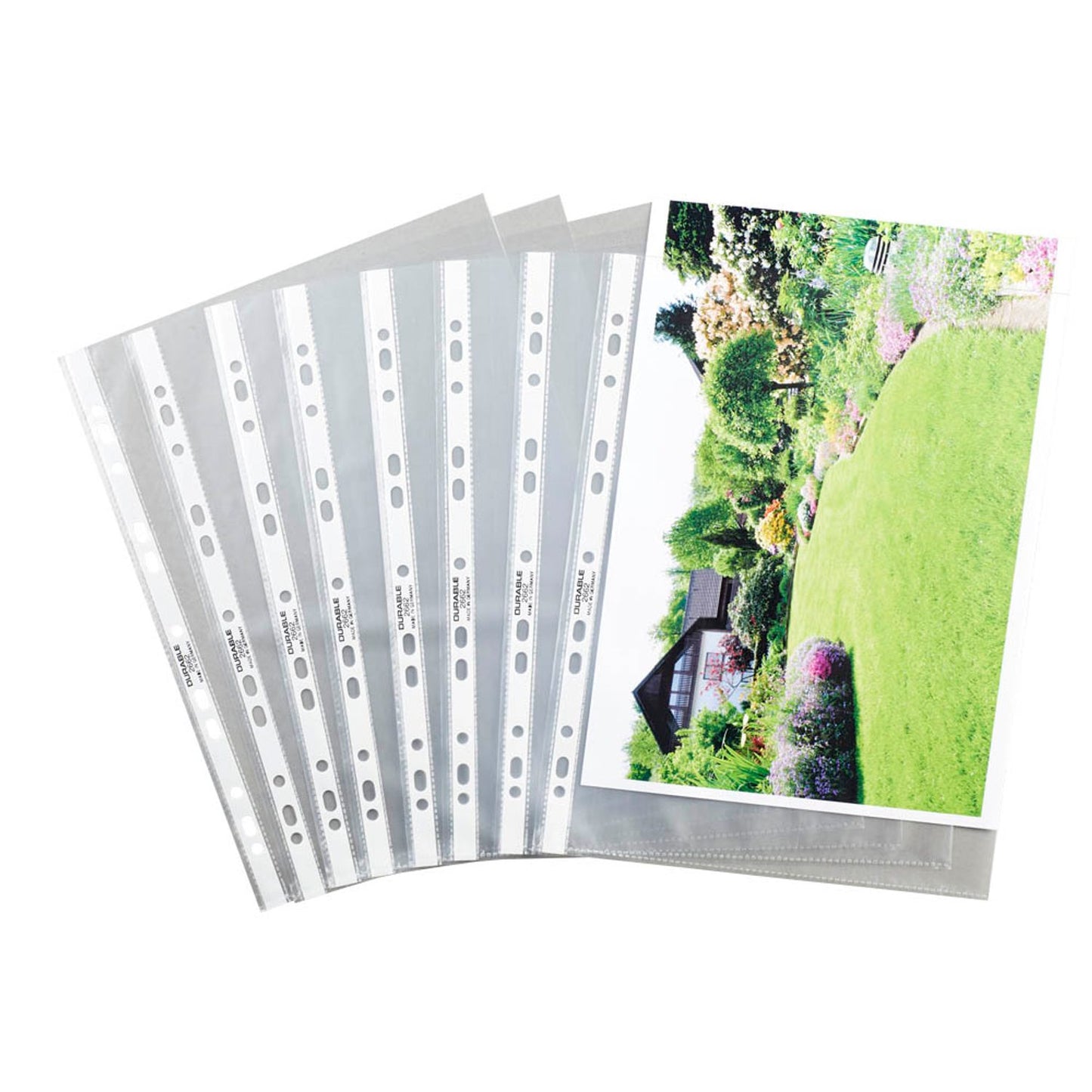 DURABLE Prospekthüllen 2672 BUSINESS DIN A4 glasklar glatt 0,05 mm | 267219 | 1 Pack = 100 St.