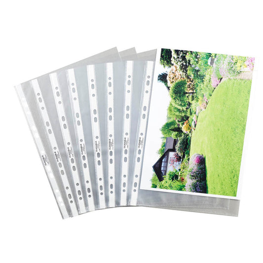 DURABLE Prospekthüllen 2672 BUSINESS DIN A4 glasklar glatt 0,05 mm | 267219 | 1 Pack = 100 St.