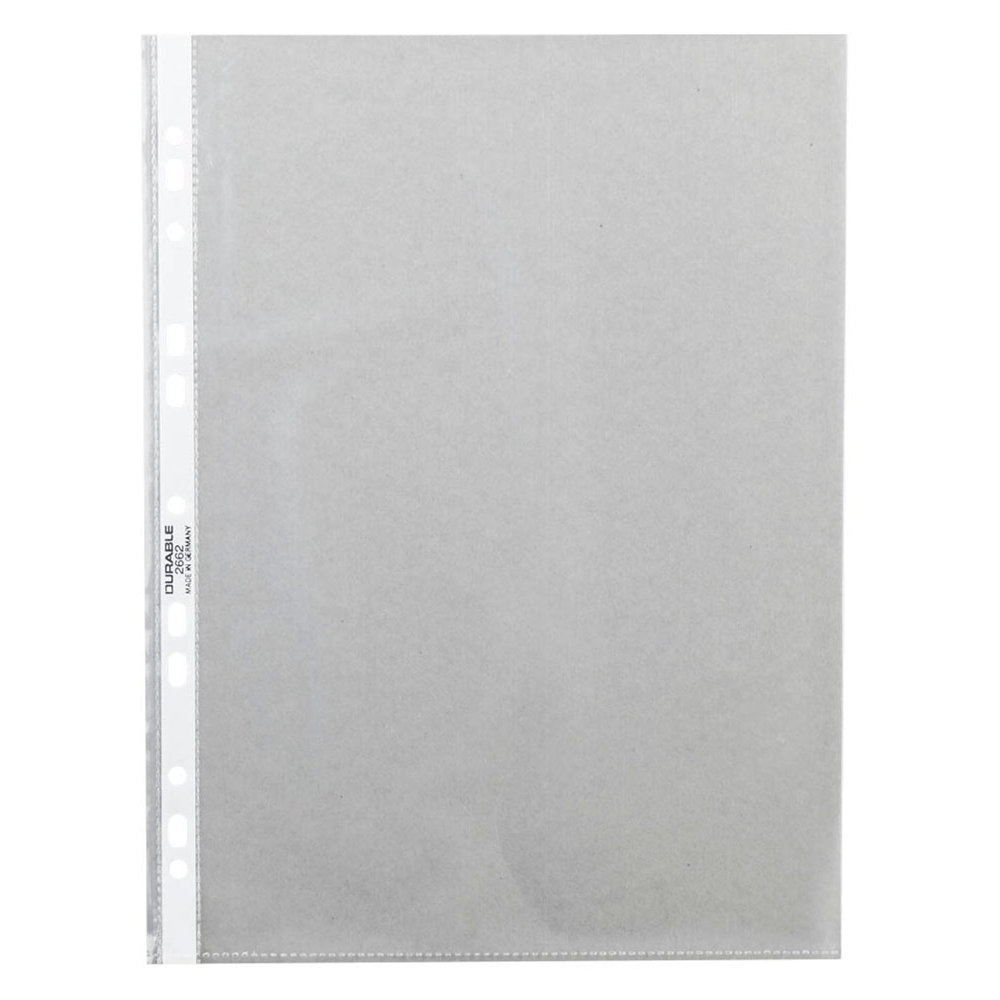 DURABLE Prospekthüllen 2672 BUSINESS DIN A4 glasklar glatt 0,05 mm | 267219 | 1 Pack = 100 St.