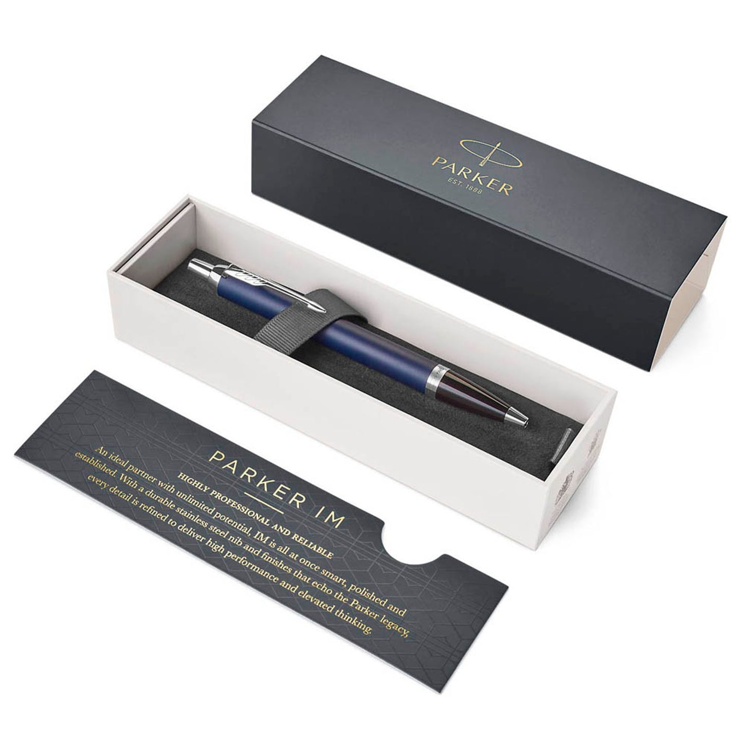 PARKER Kugelschreiber IM Matte Blue blau, Schreibfarbe: blau | 1931668