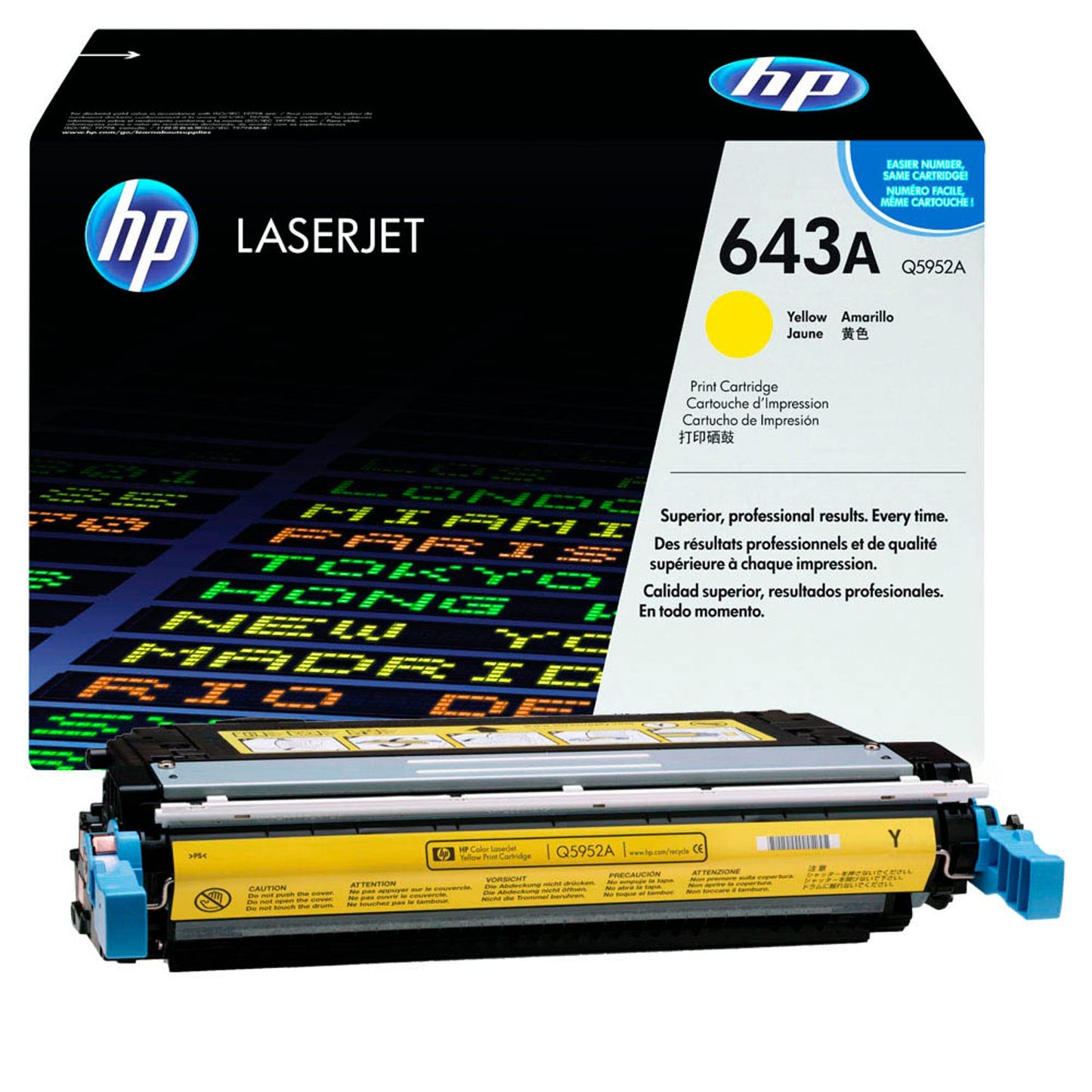 HP 643A () gelb Tonerkartusche | Q5952A